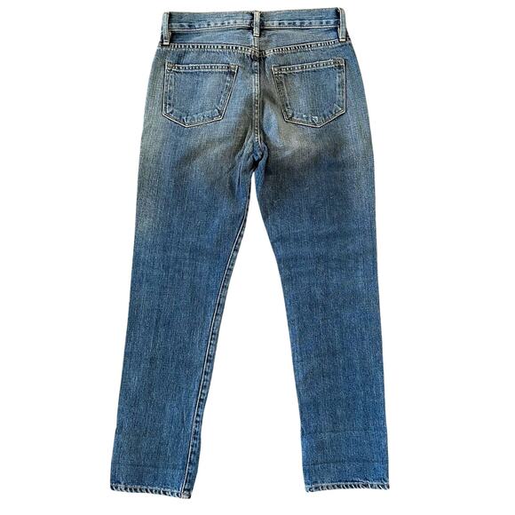 Artisan de Luxe 100% Cotton High-Rise Distressed Boyfriend Jeans Sz 24 NWT $229 - Picture 2 of 8